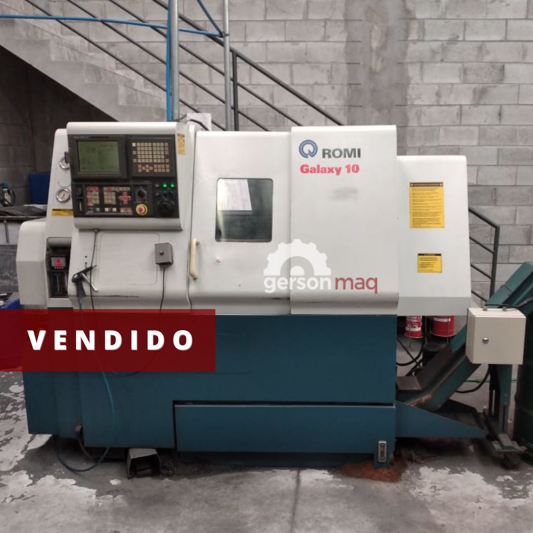TORNO CNC ROMI GALAXY 10 ANO 2000